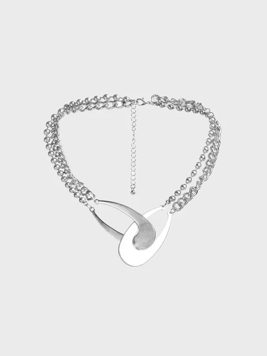 Metal Plain Necklace