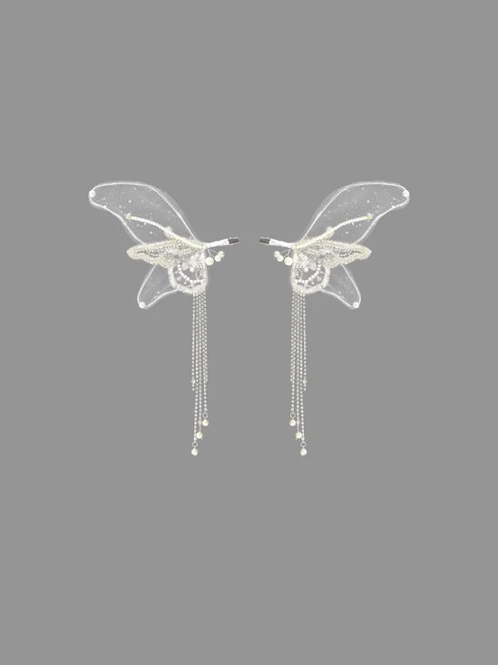 Metal Butterfly Hair Accessory