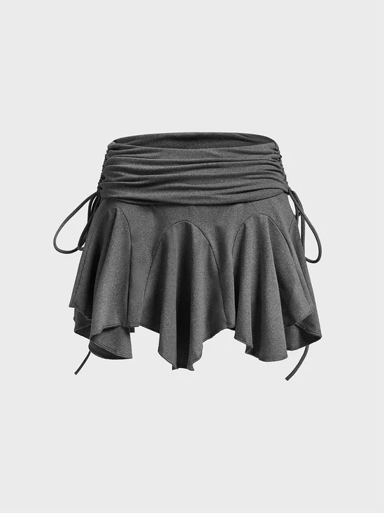 Jersey Plain Mini Skirt