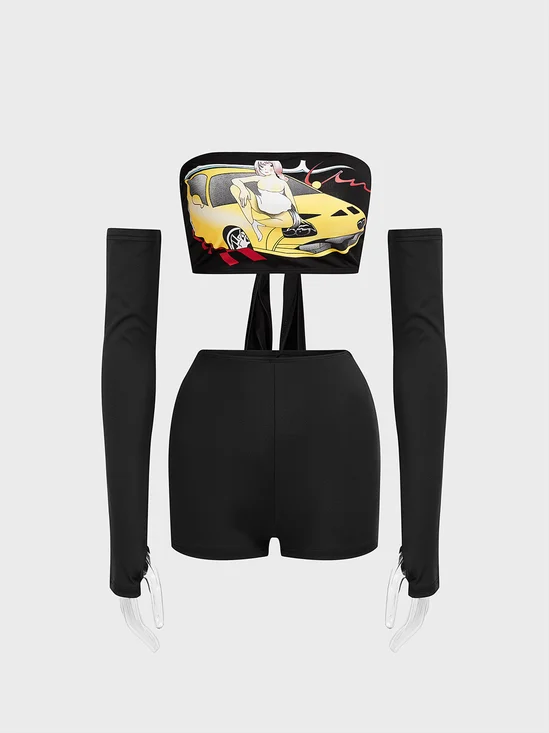 Jersey Car Top With Pants Matching Outfit