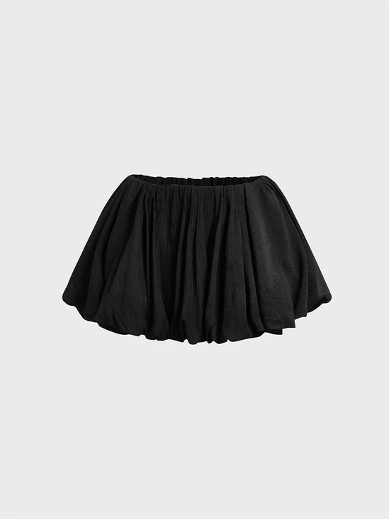 Plain Mini Skirt