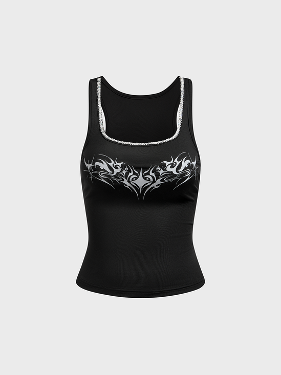 Square Neck Painting Cami