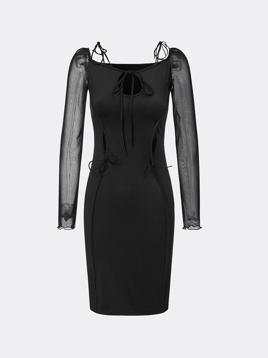 【Final Sale】Black Dress Midi Dress