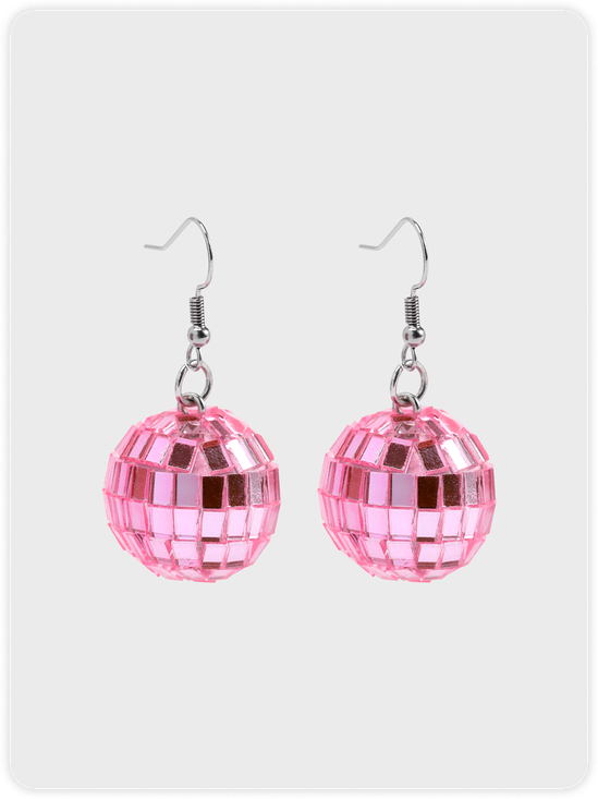 Y2K Pink Accessory Earrings
