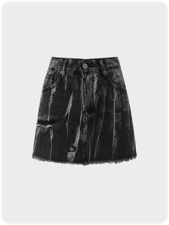 【Final Sale】Vintage Gray Bottom Skirt