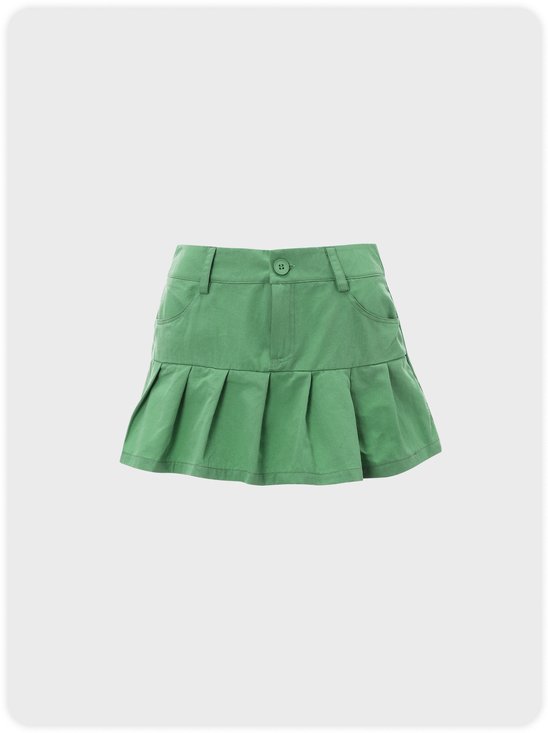 【Final Sale】Sweet Lightgreen Bottom Skirt