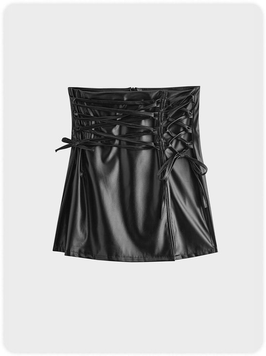 【Final Sale】Casual Black Bottom Skirt