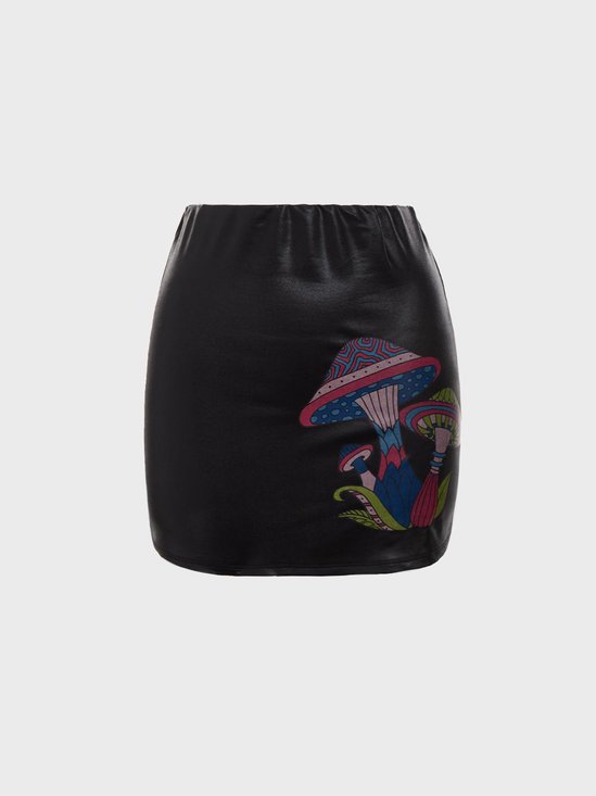 【Final Sale】Casual Black / Bottom Skirt