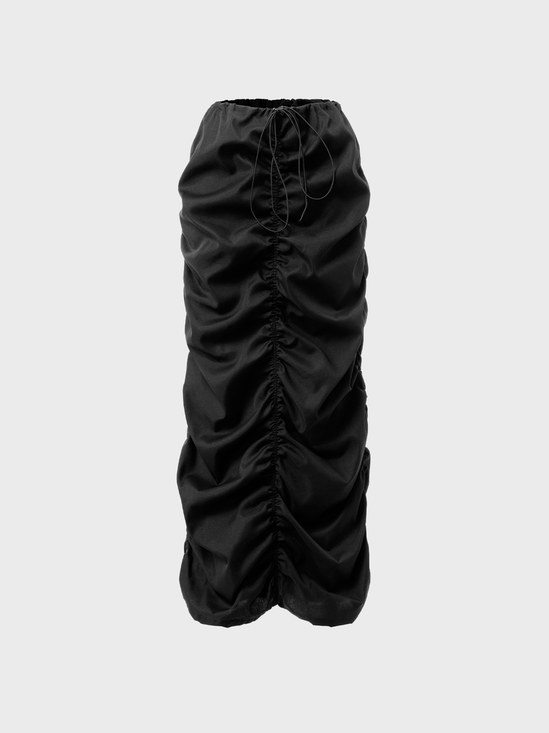 Street Black Cargo Bottom Skirt