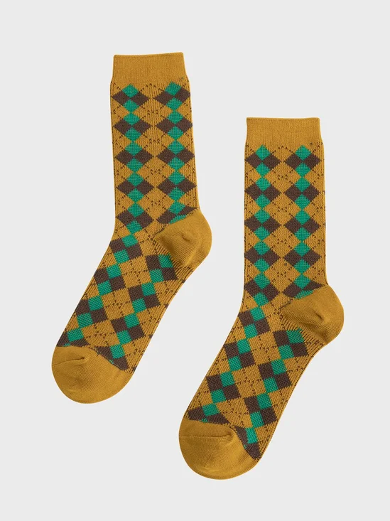 【Final Sale】Mustard Accessory Socks