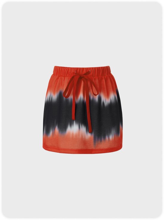 【Final Sale】Reddish Black Bottom Skirt