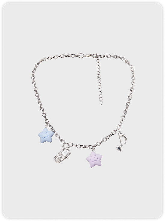 Y2K Silver Accessory Necklaces