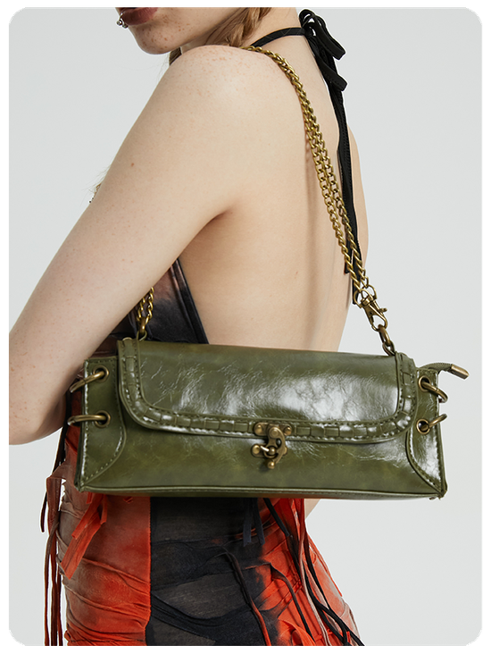 PU Plain Clutch Bag