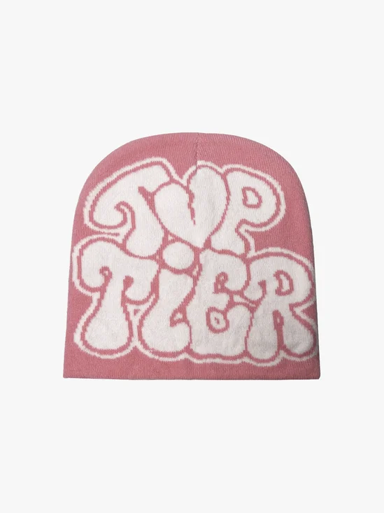 Beanie Text Letters Hat