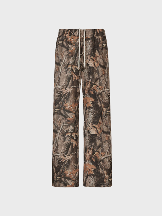 Jersey Camo Straight Pants Sweatpants & Joggers