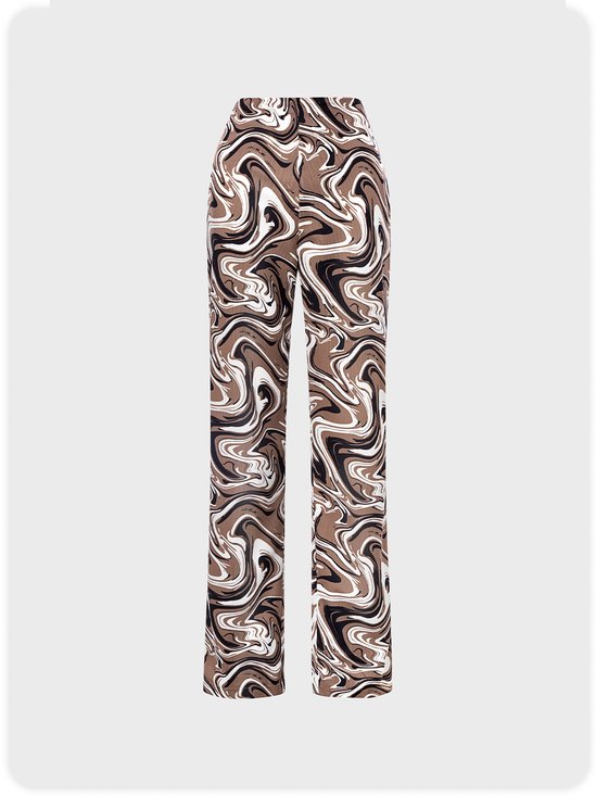 Geometric Printed Casual Pants