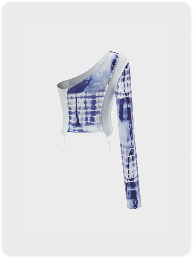 【Clearance Sale】Sweet Royal Blue Top Women Top