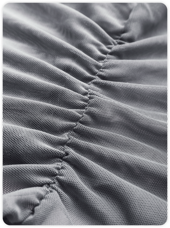 Y2K Gray Mesh One Shoulder Top Women Top