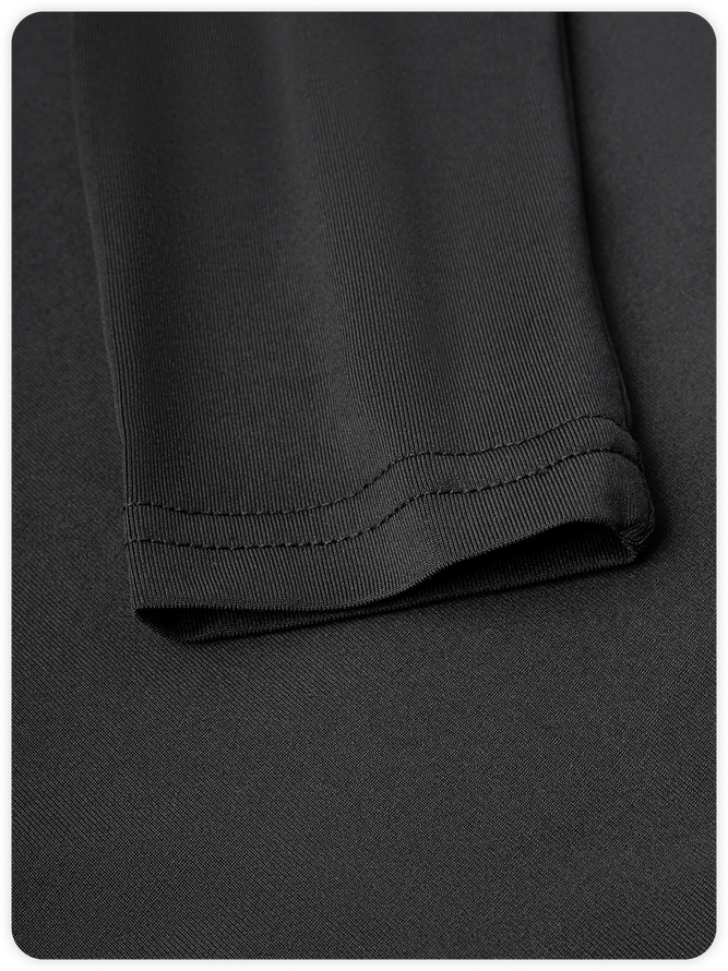 Sports Black Two-Piece Set
