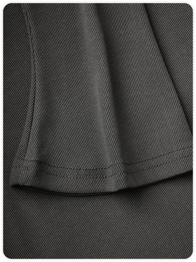 【Final Sale】Street Gray Hooded Drawstring Dress Mini Dress