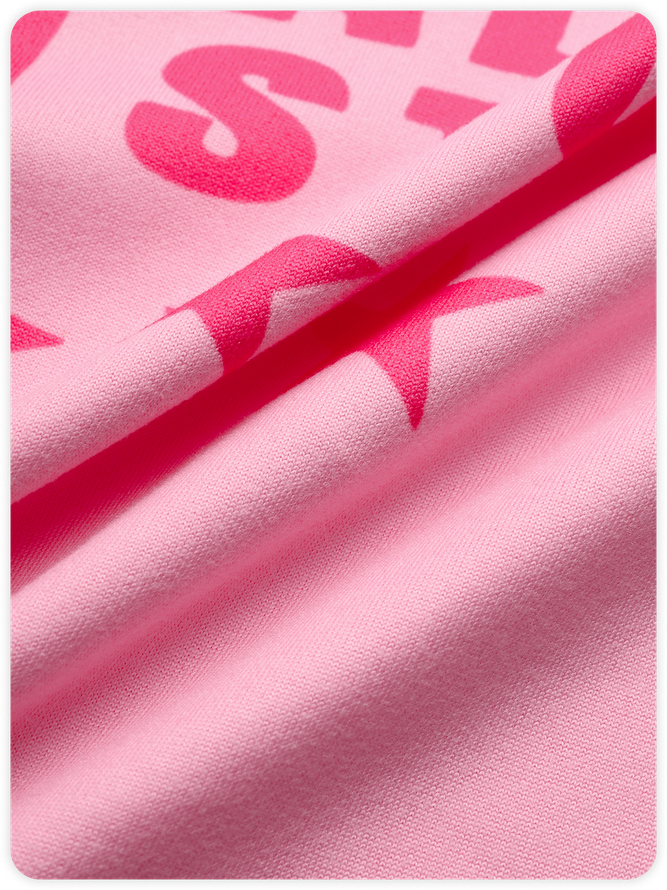 Y2k Pink Letter Star Top T-Shirt