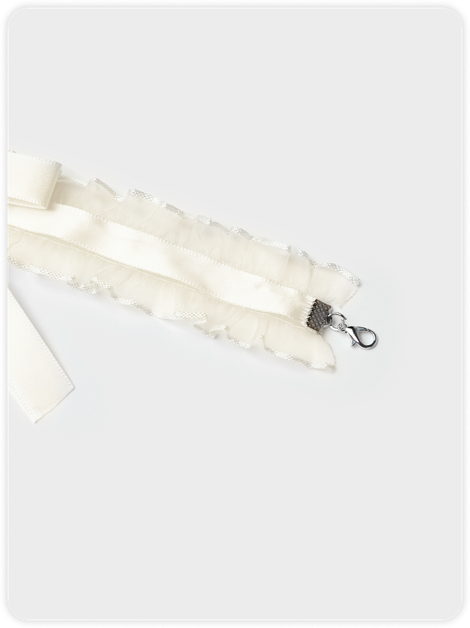 Y2k Balletcore White Accessory Necklaces