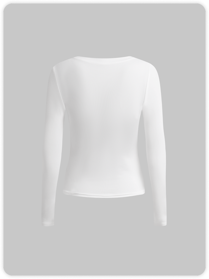 Edgy White Body print Top T-Shirt