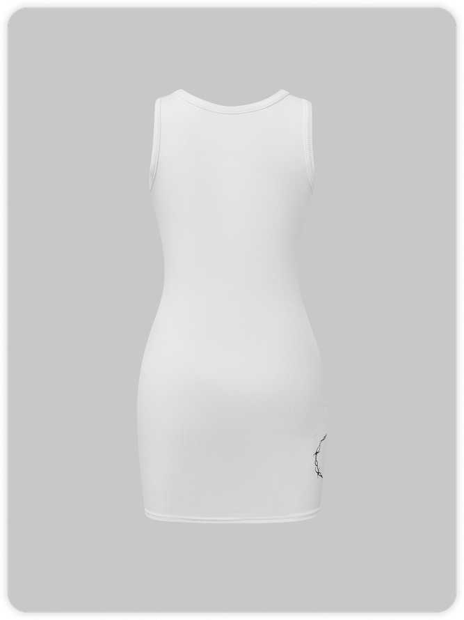 Street White Dress Mini Dress