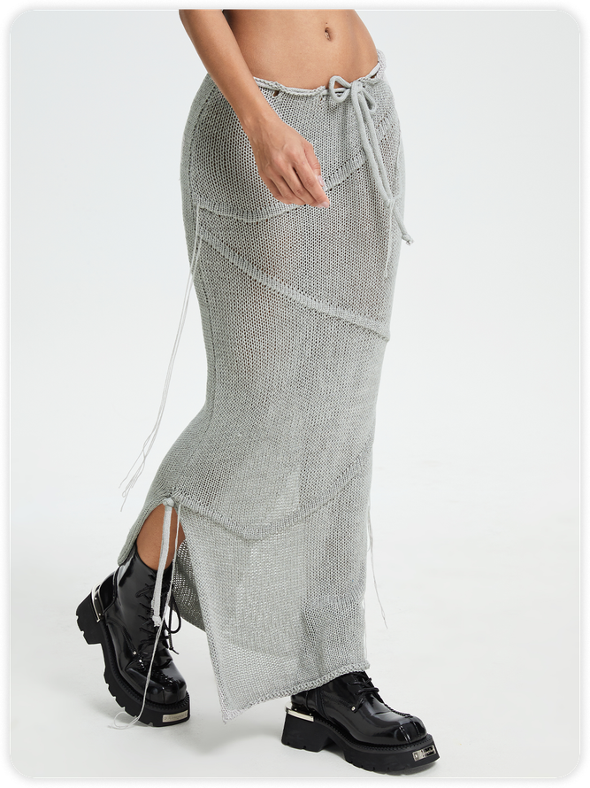 Punk Gray Bottom Skirt