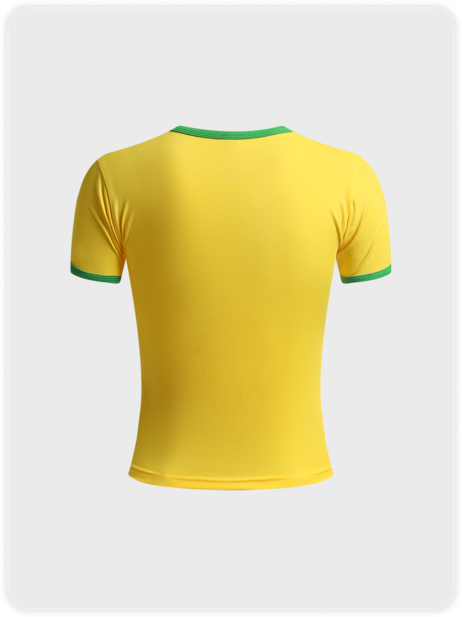 Brasil Color block Top T-Shirt