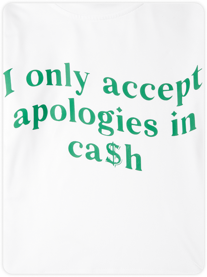 Crew Neck Text Letters Short Sleeve T-Shirt