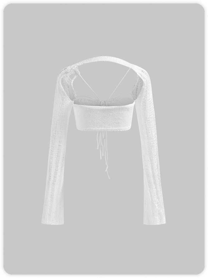 Knitted Various Ways To Wear Plain Matching Set