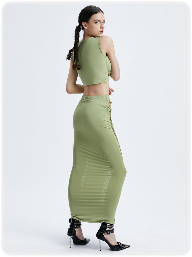 Street Green Two-Piece Set