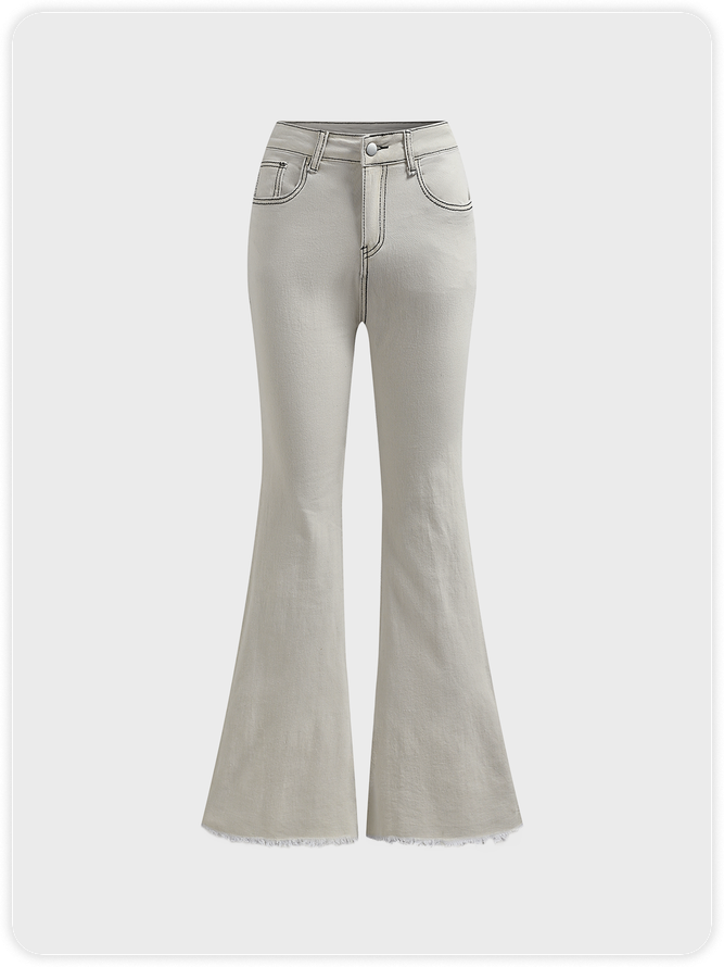 Star Bell-Bottomtrousers Pants