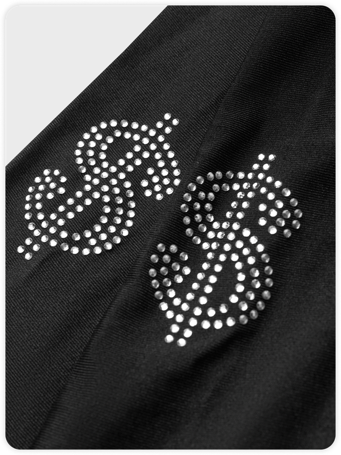 Edgy Black Accessory Gloves