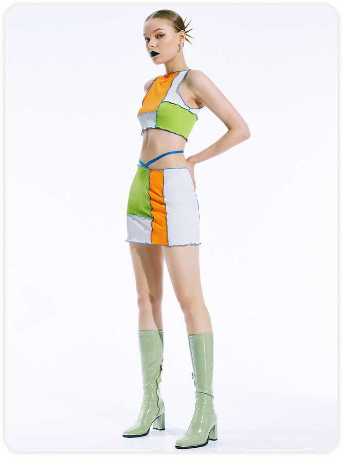 【Final Sale】Multicolor Top Tank Top & Cami