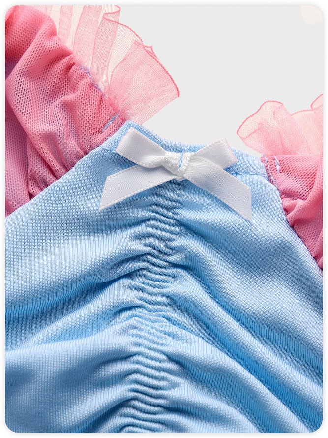【Clearance Sale】Sweet Blue Sleeveless Ombre Top Tank Top & Cami
