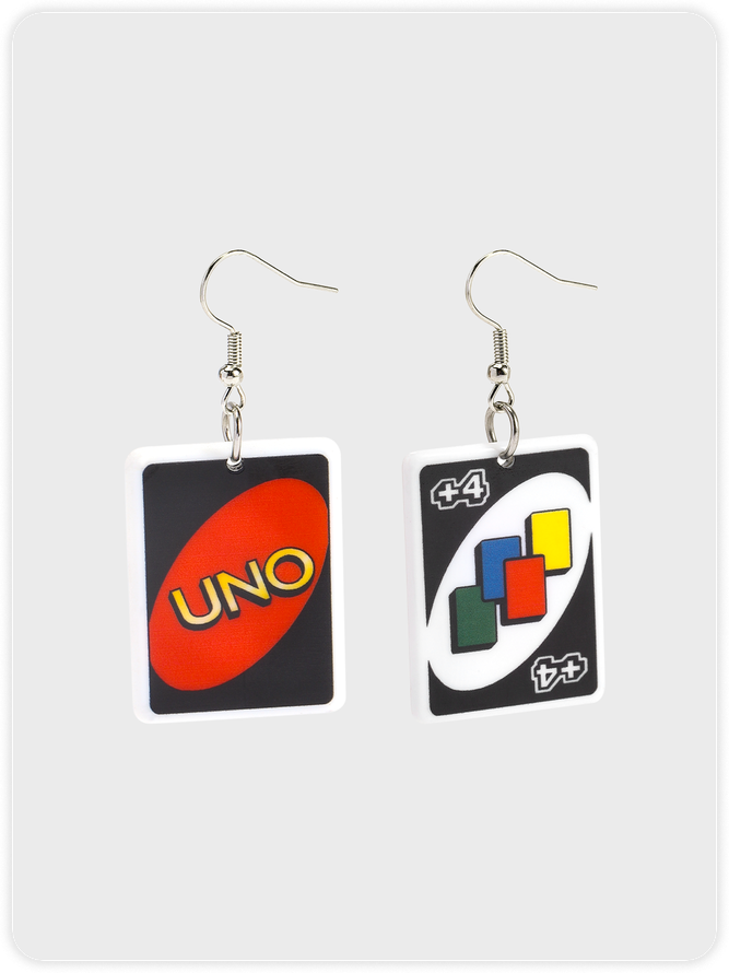 Y2K Red Accessory Earrings