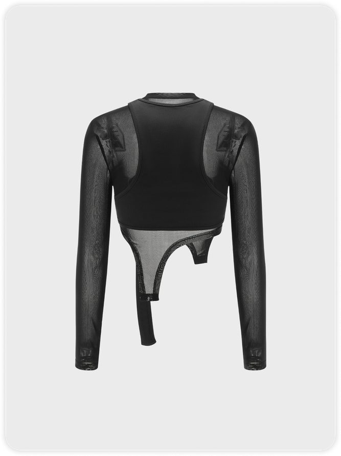 【Final Sale】Black Top T-Shirt