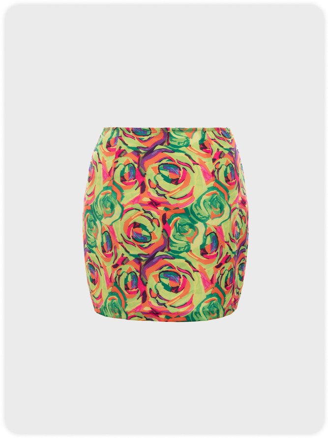 【Clearance Sale】Casual Multicolor Bottom Skirt