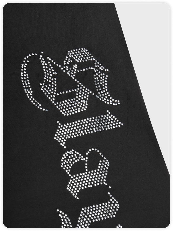 Y2K Black Bottom Pants