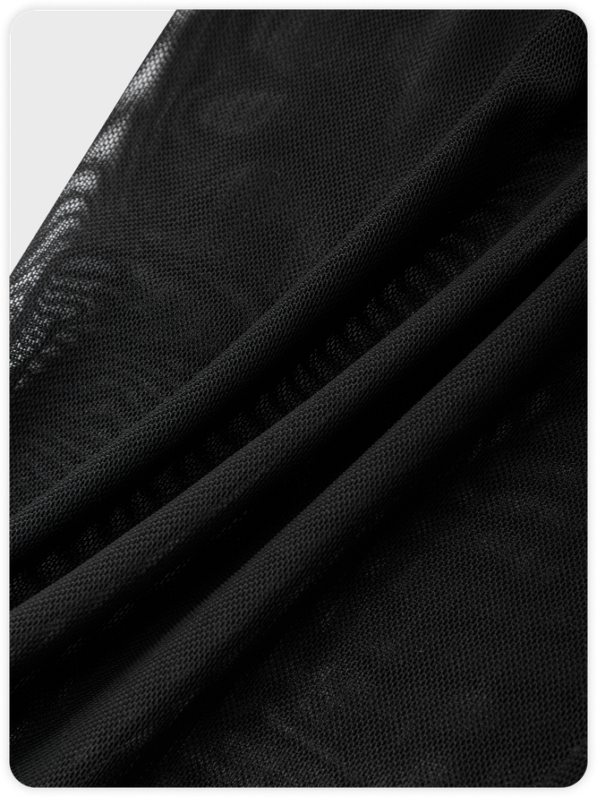 Y2K Black Patchwork Sleated Bottom Pants