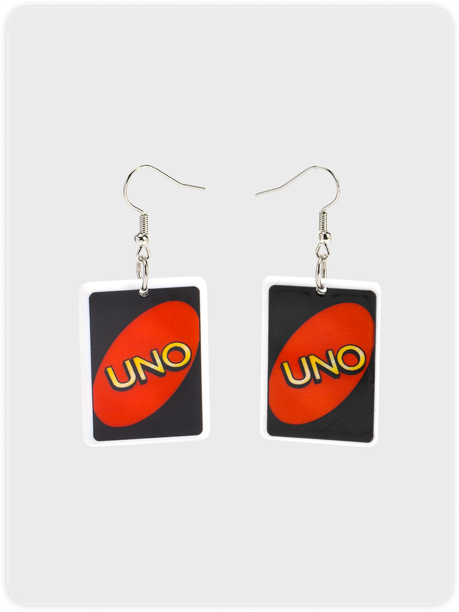 Y2K Red Accessory Earrings