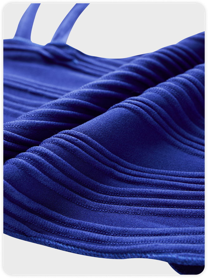 Street Blue Lace Up Aymmetrical Design Top Women Top