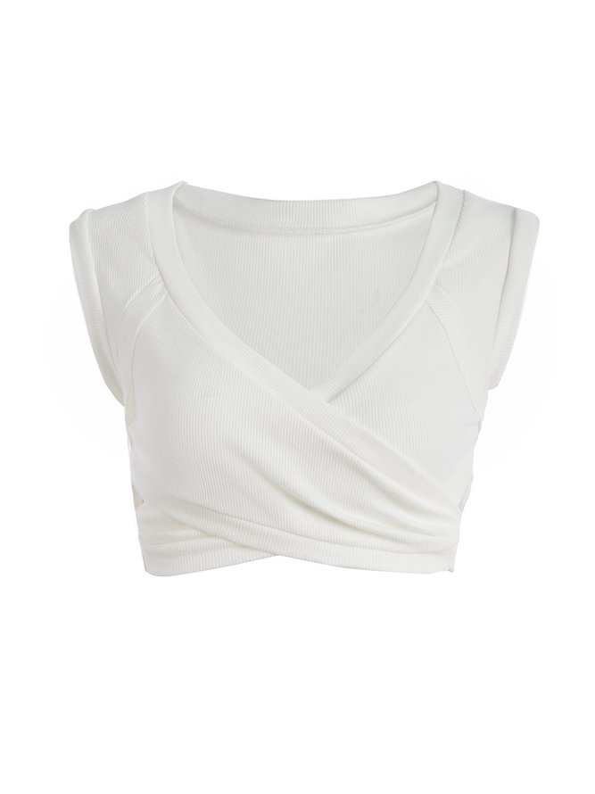 【Clearance Sale】Simple Deep Gray Top Tank Top & Cami