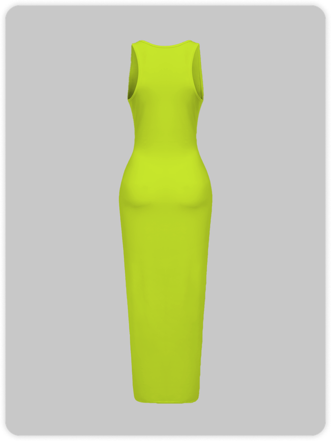 Y2k White Ripped Dress Midi Dress