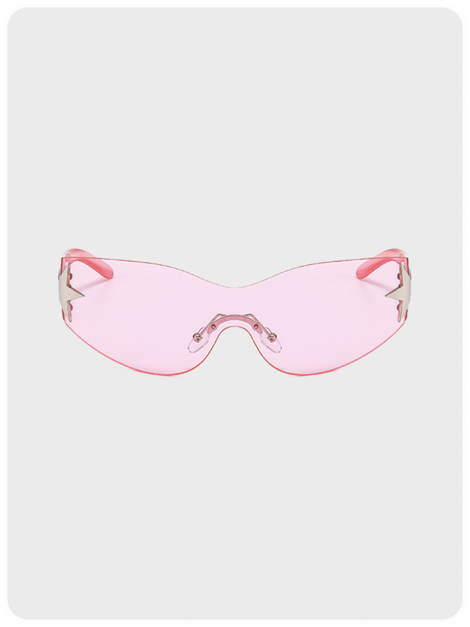 Multi-Color Rimless Fashion Glasses with Box