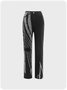 【Final Sale】Casual Black Bottom Jeans