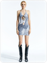 【Final Sale】Blue Dress Mini Dress