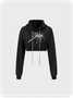 【Final Sale】street Black Top Hoodie & Sweatshirt